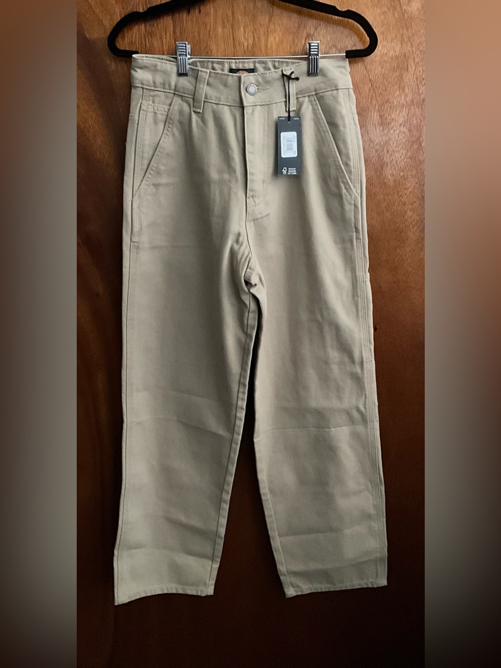 Dickies Women’s Khaki Straight-Leg Chinos